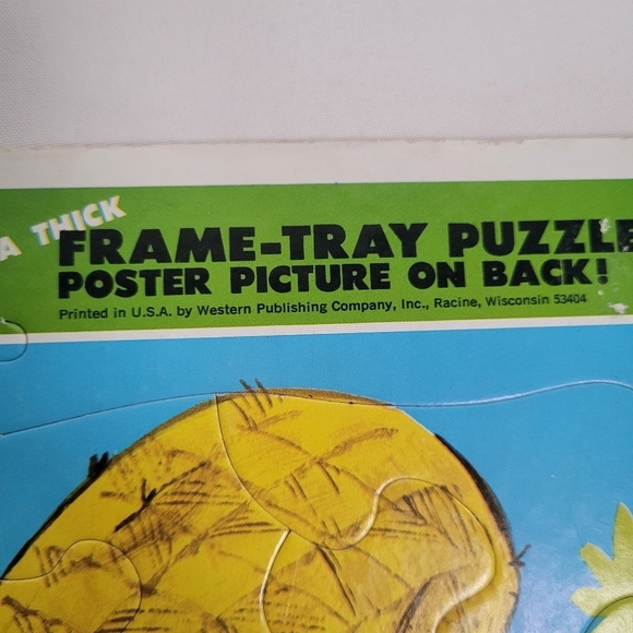 VTG Lot of 2 Child's  Tray Puzzles Smurfs Elmer Fudd - Picture 9 of 11